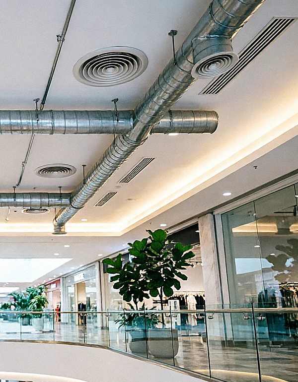 alışveriş merkezi havalandırma avm isıtma soğutma sistemleri kurulum