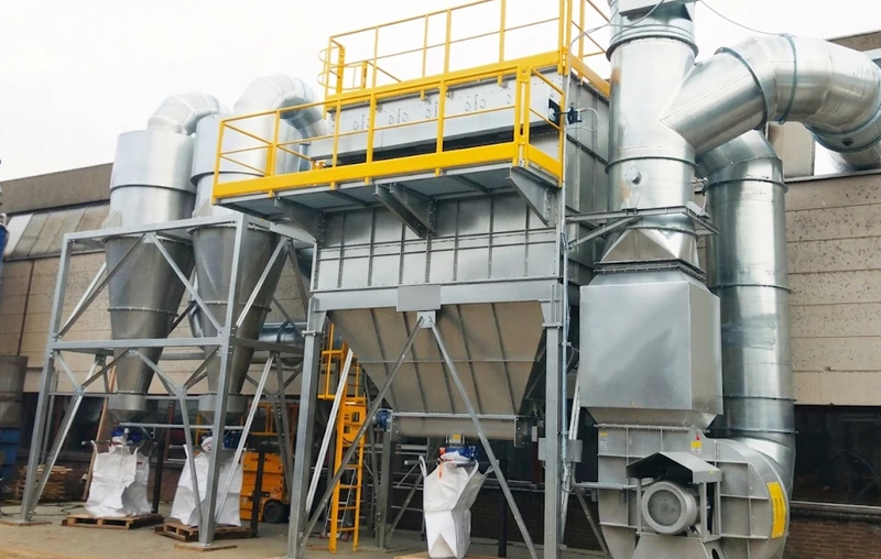 toz toplama sistemleri kurulum fabrika imalathane sanayi endüstri